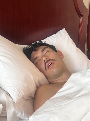 Adrian mid-snore